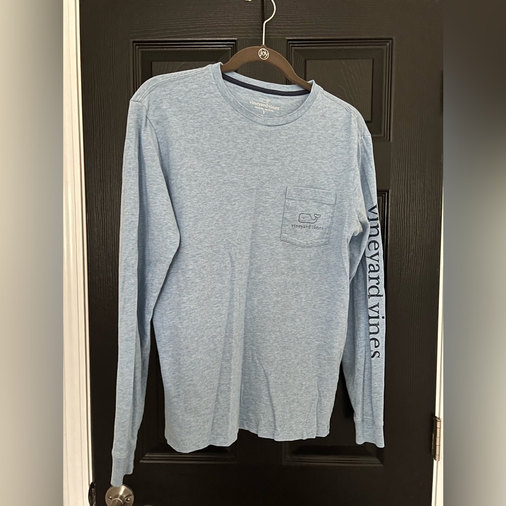Vineyard Vines Men's Blue Long Sleeve Shirt